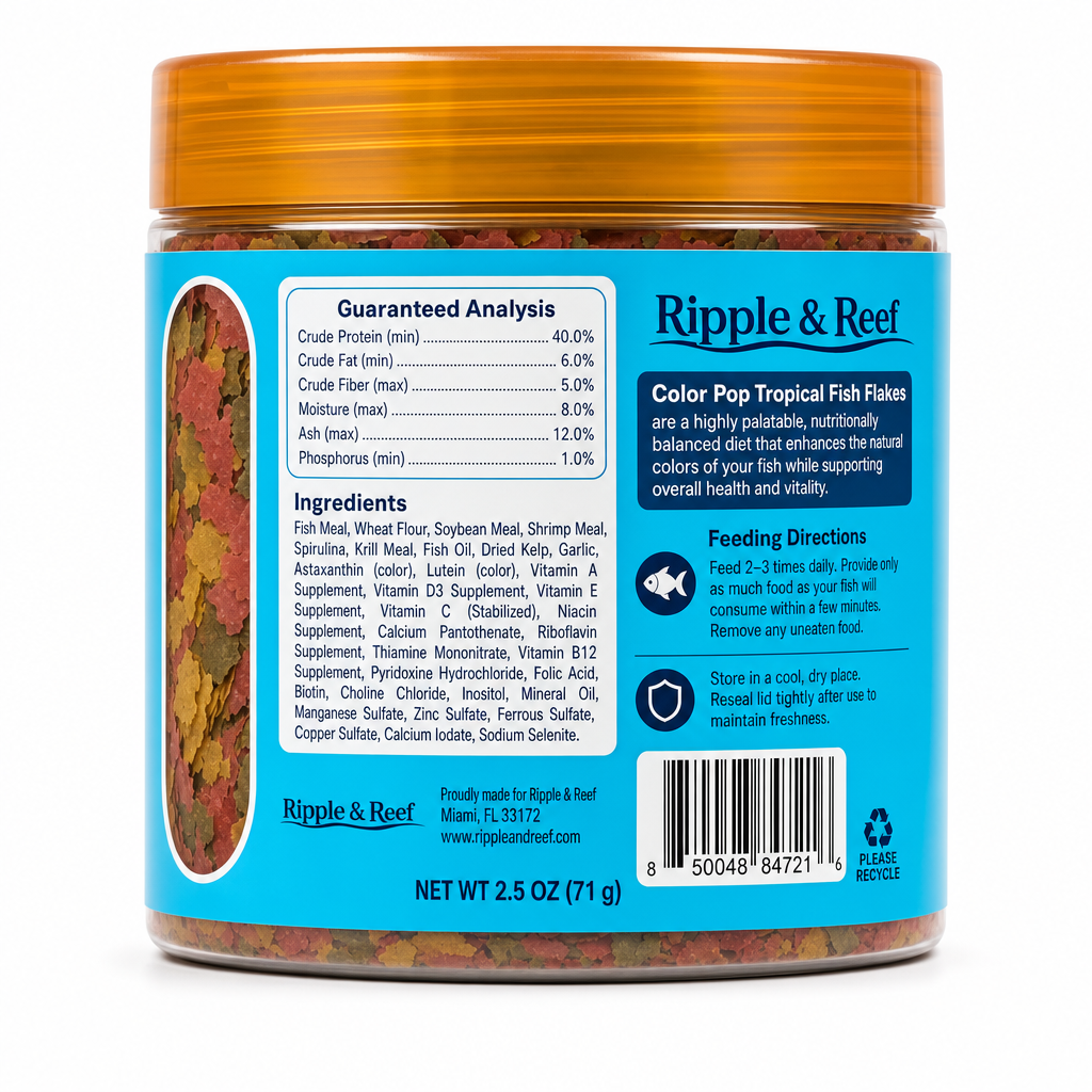 Color Pop Tropical Fish Flakes - Image 2