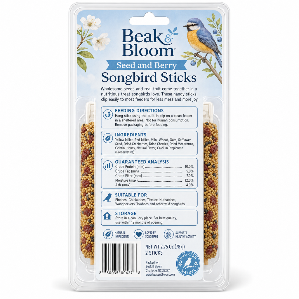 Seed and Berry Songbird Sticks - Image 2