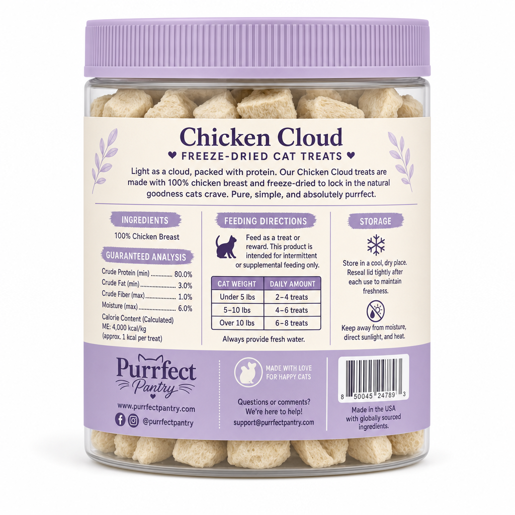 Chicken Cloud Freeze-Dried Cat Treats - Image 2