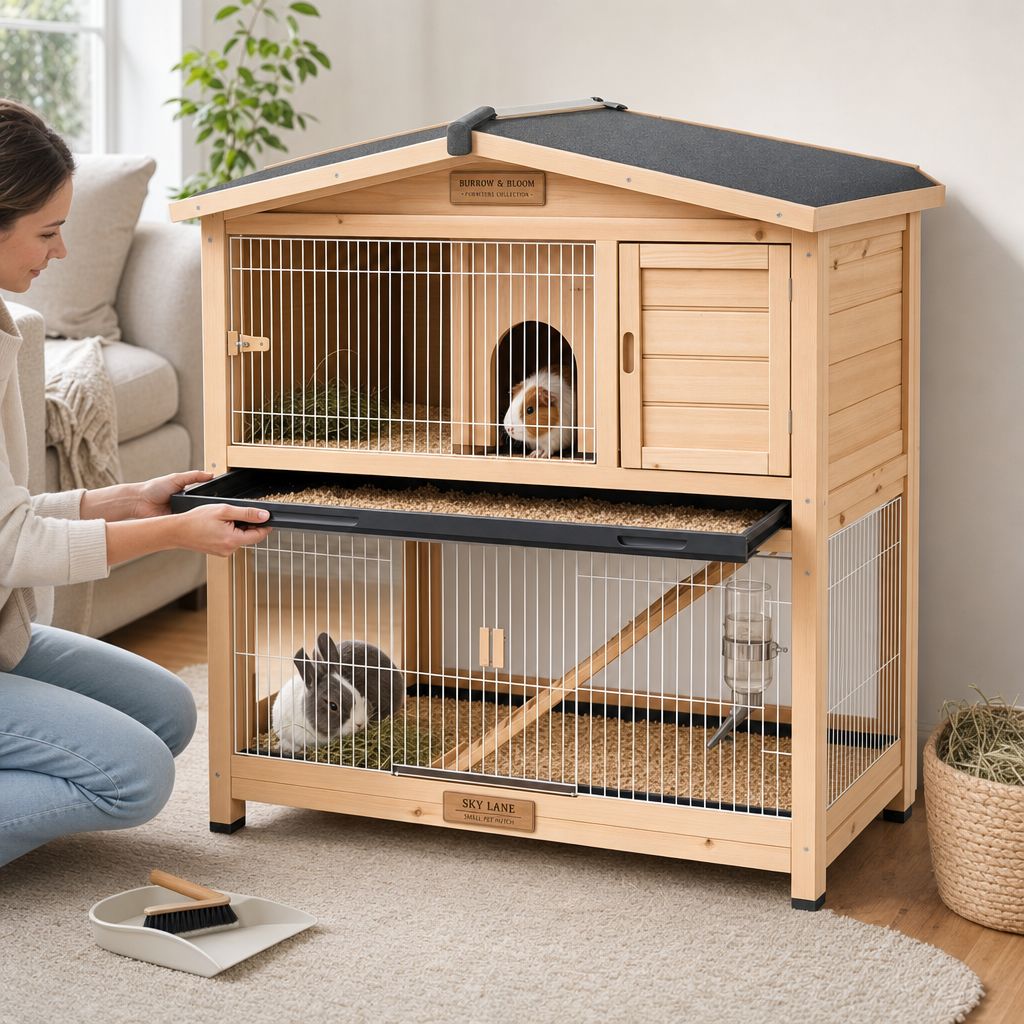 Sky Lane Small Pet Hutch - Image 4