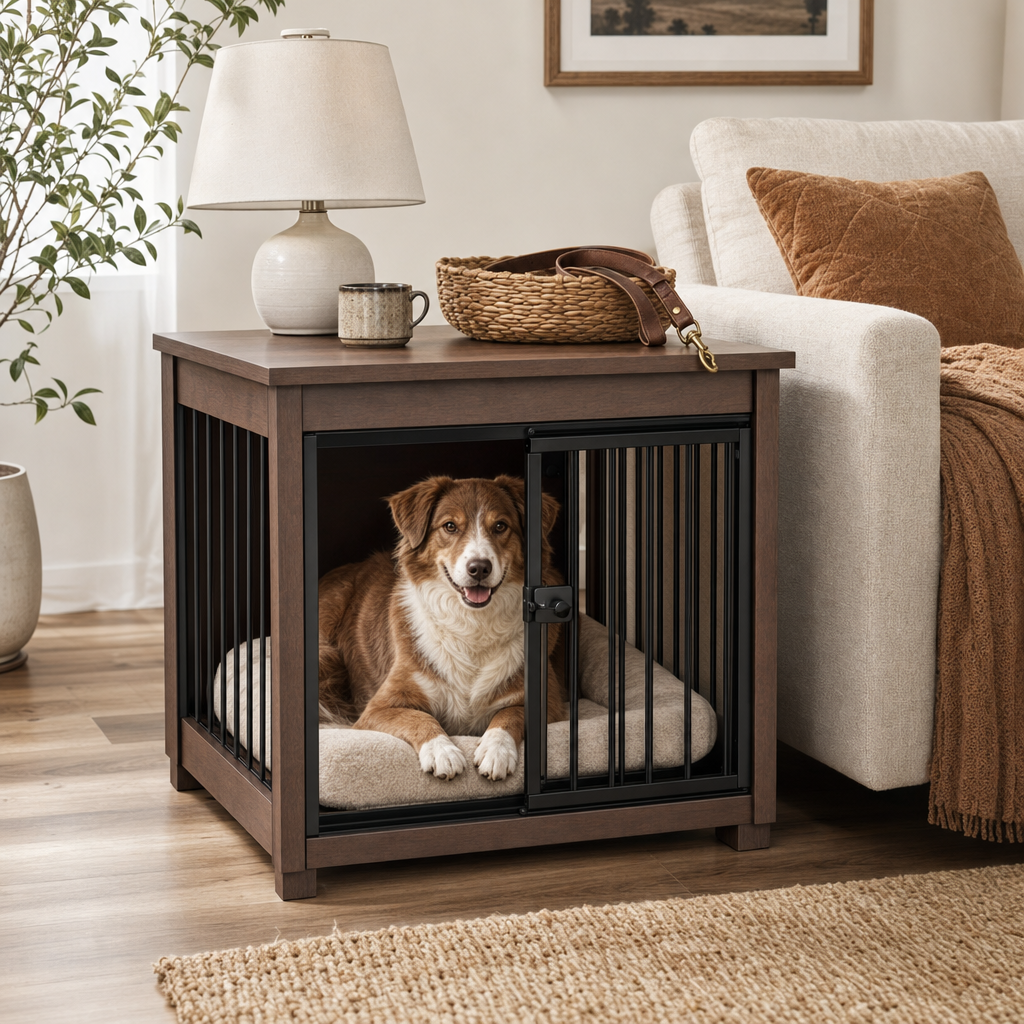 Foldaway Den Crate End Table - Image 4