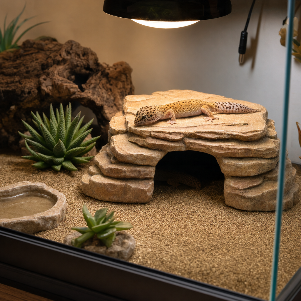 Bask and Burrow Reptile Hideout - Image 4