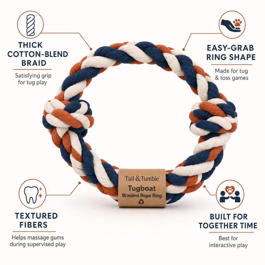 Tugboat Braided Rope Ring - Image 3