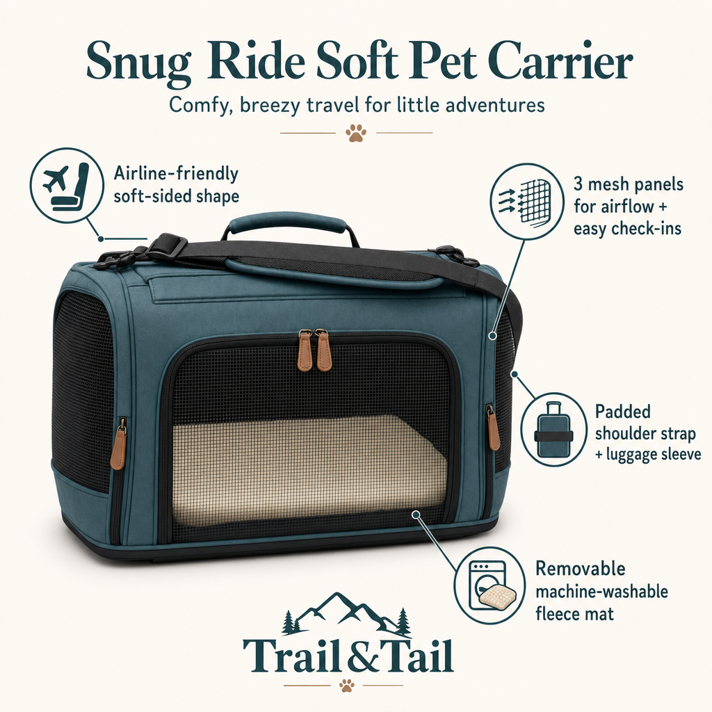 Snug Ride Soft Pet Carrier - Image 3