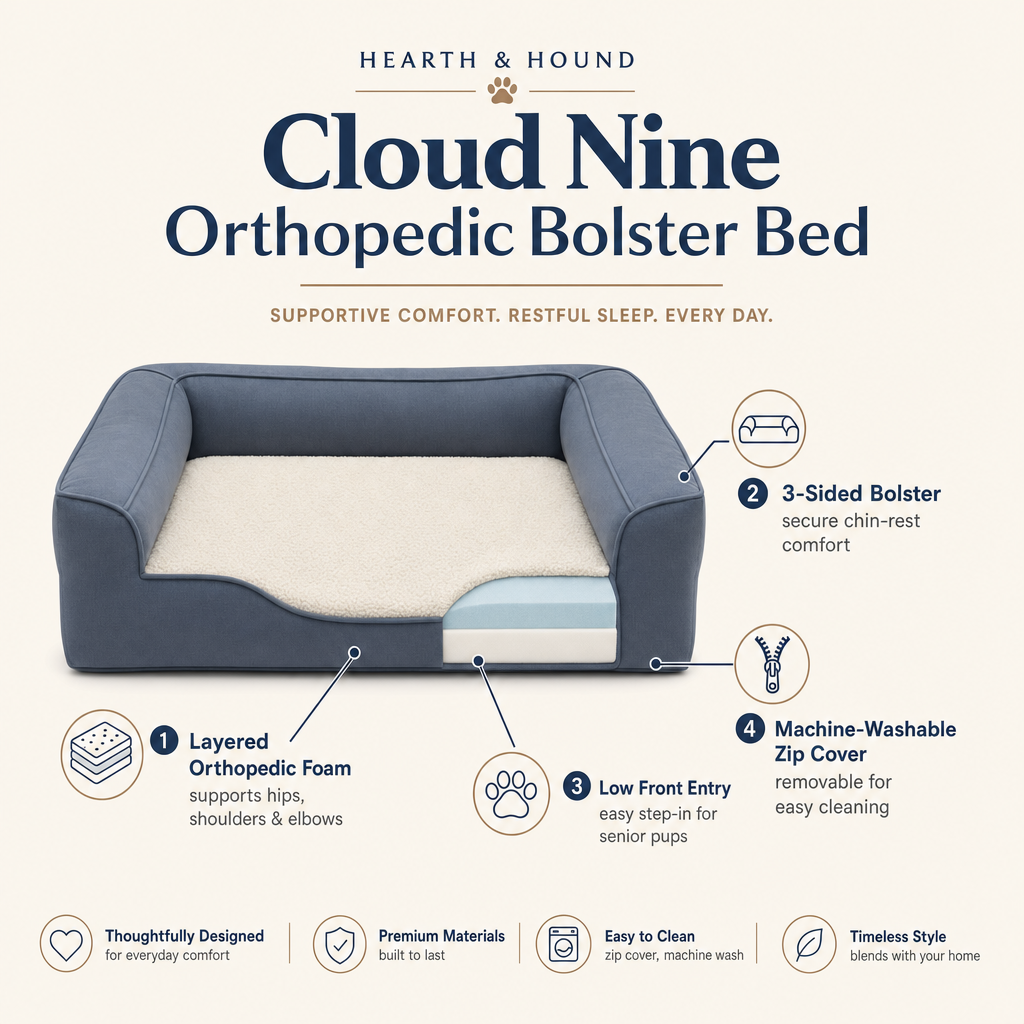 Cloud Nine Orthopedic Bolster Bed - Image 3