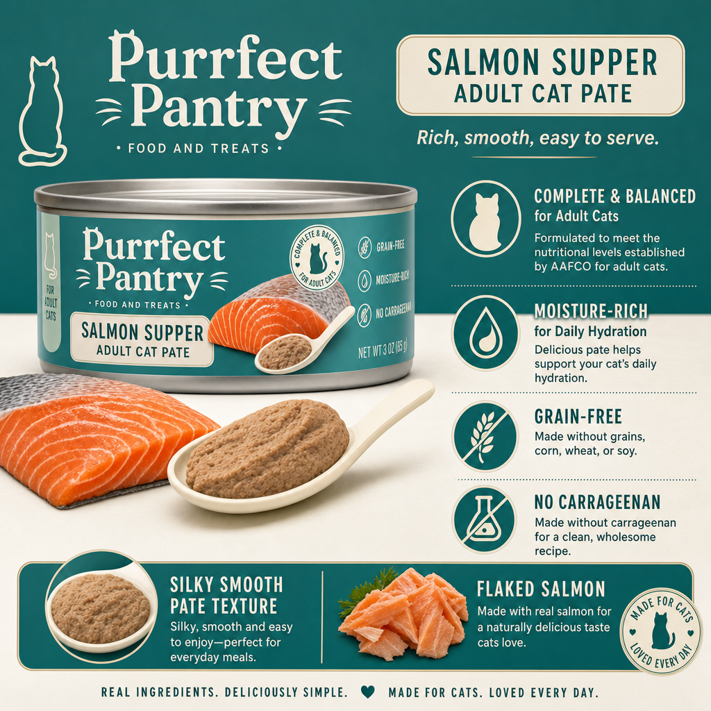 Salmon Supper Adult Cat Pate - Image 3