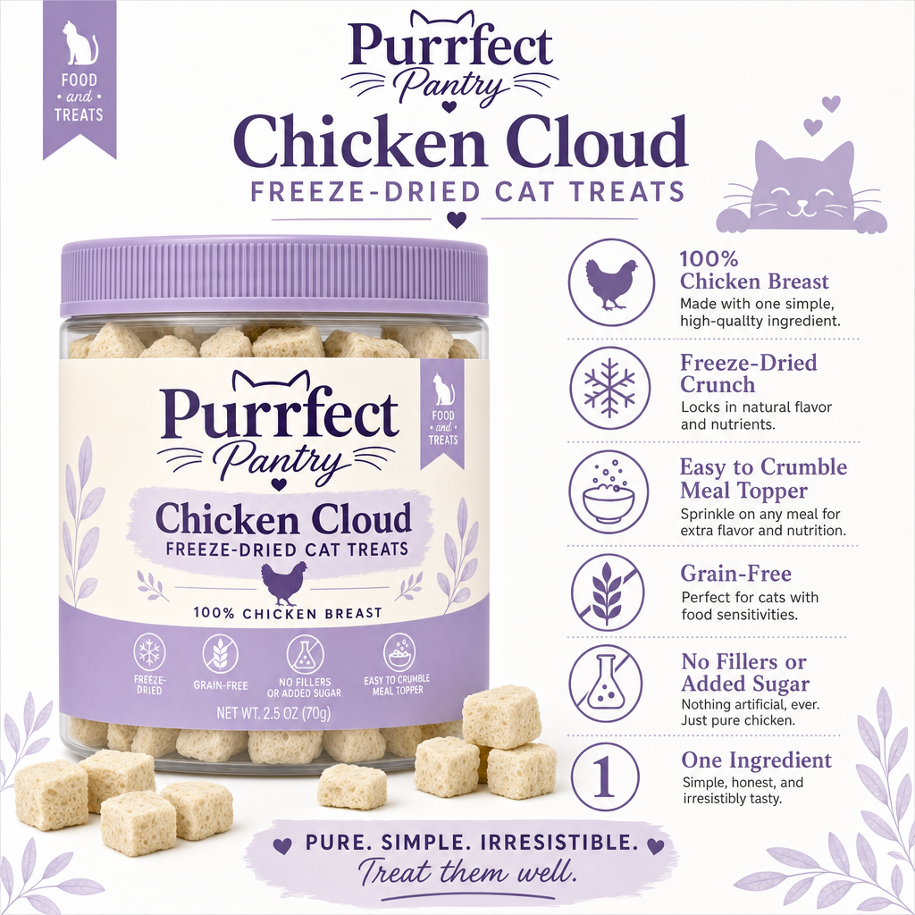 Chicken Cloud Freeze-Dried Cat Treats - Image 3
