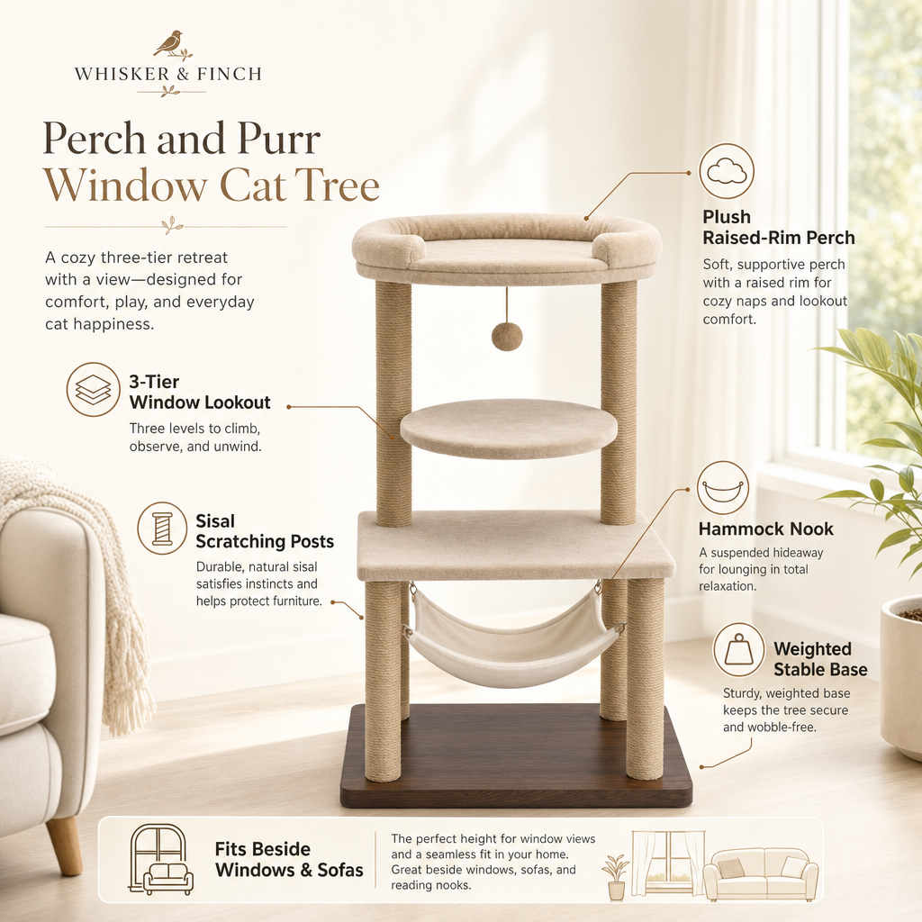 Perch and Purr Window Cat Tree - Image 3