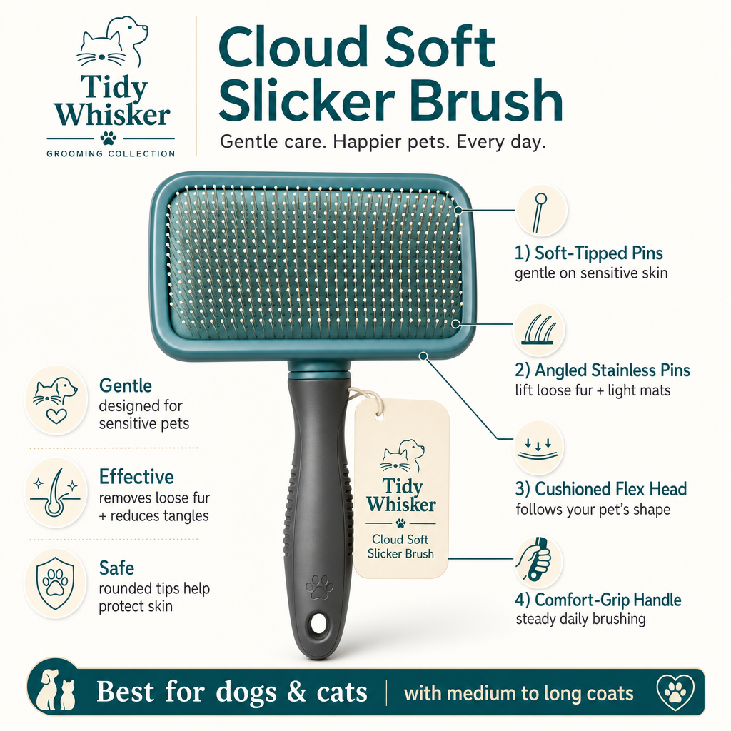 Cloud Soft Slicker Brush - Image 3