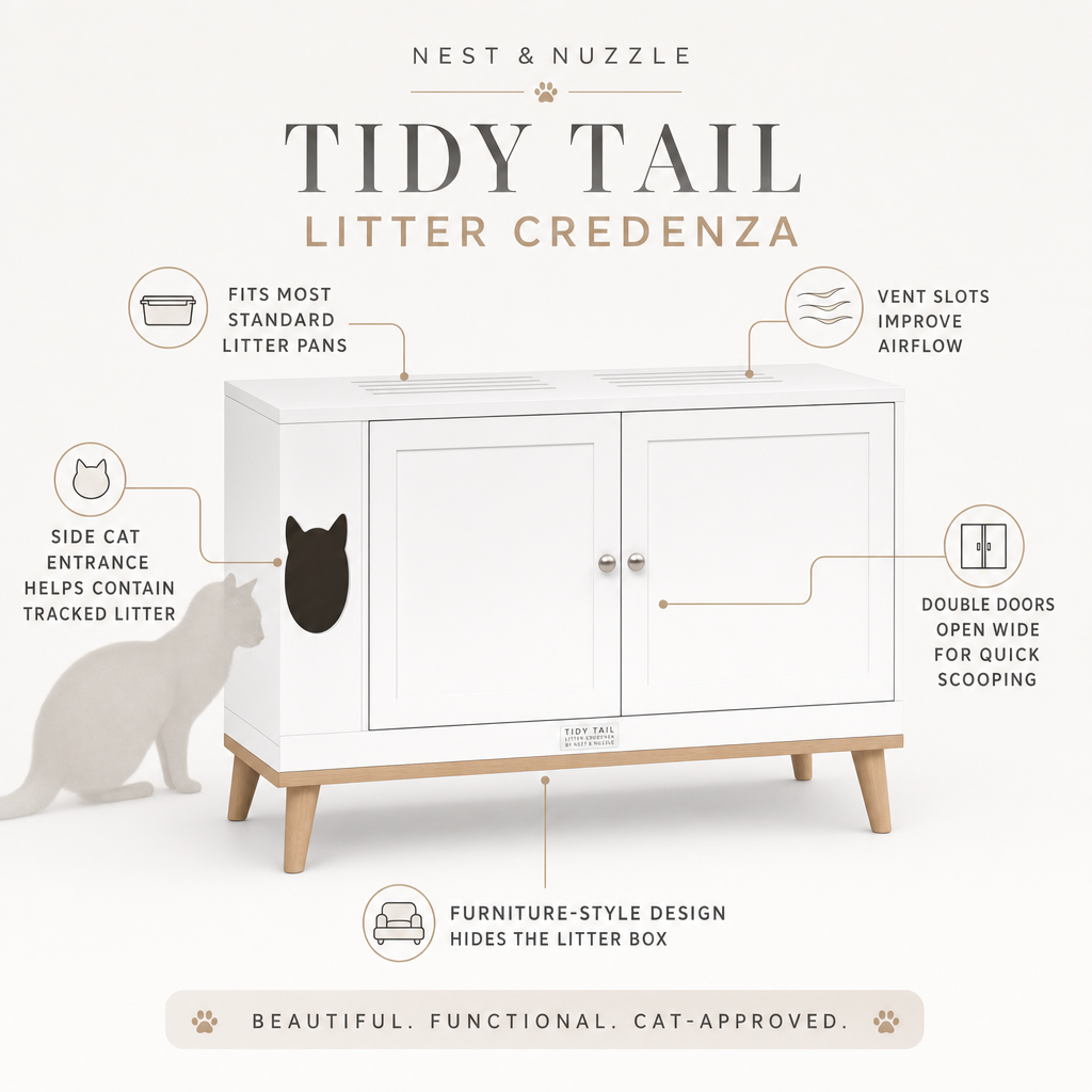 Tidy Tail Litter Credenza - Image 3