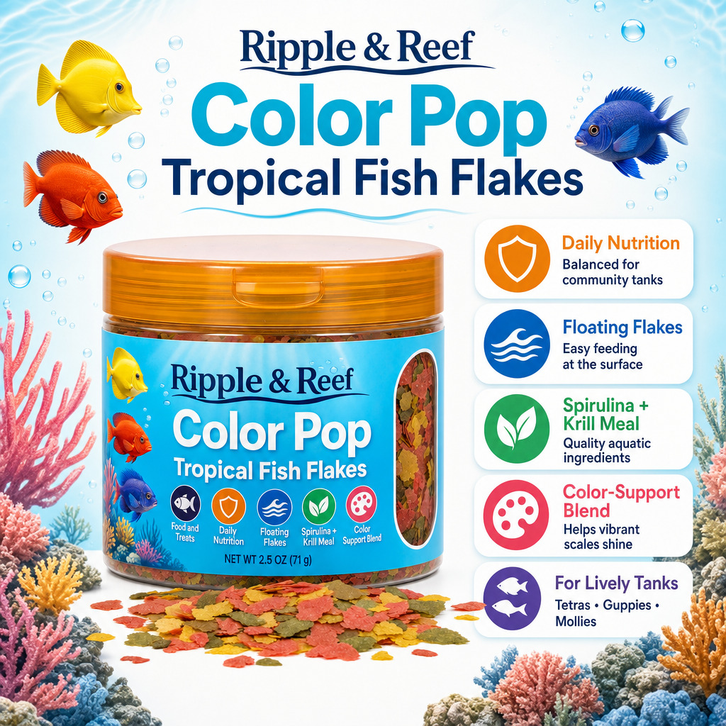 Color Pop Tropical Fish Flakes - Image 3