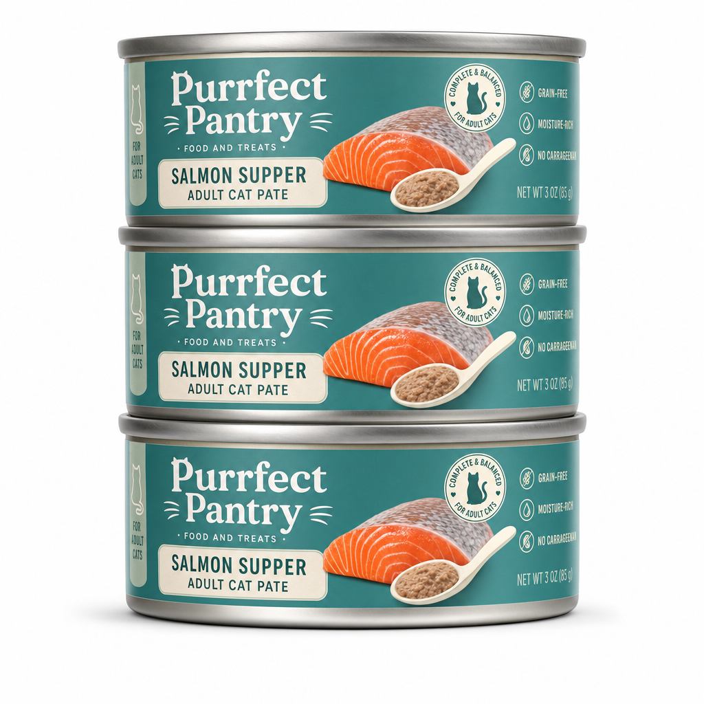Salmon Supper Adult Cat Pate - Image 1