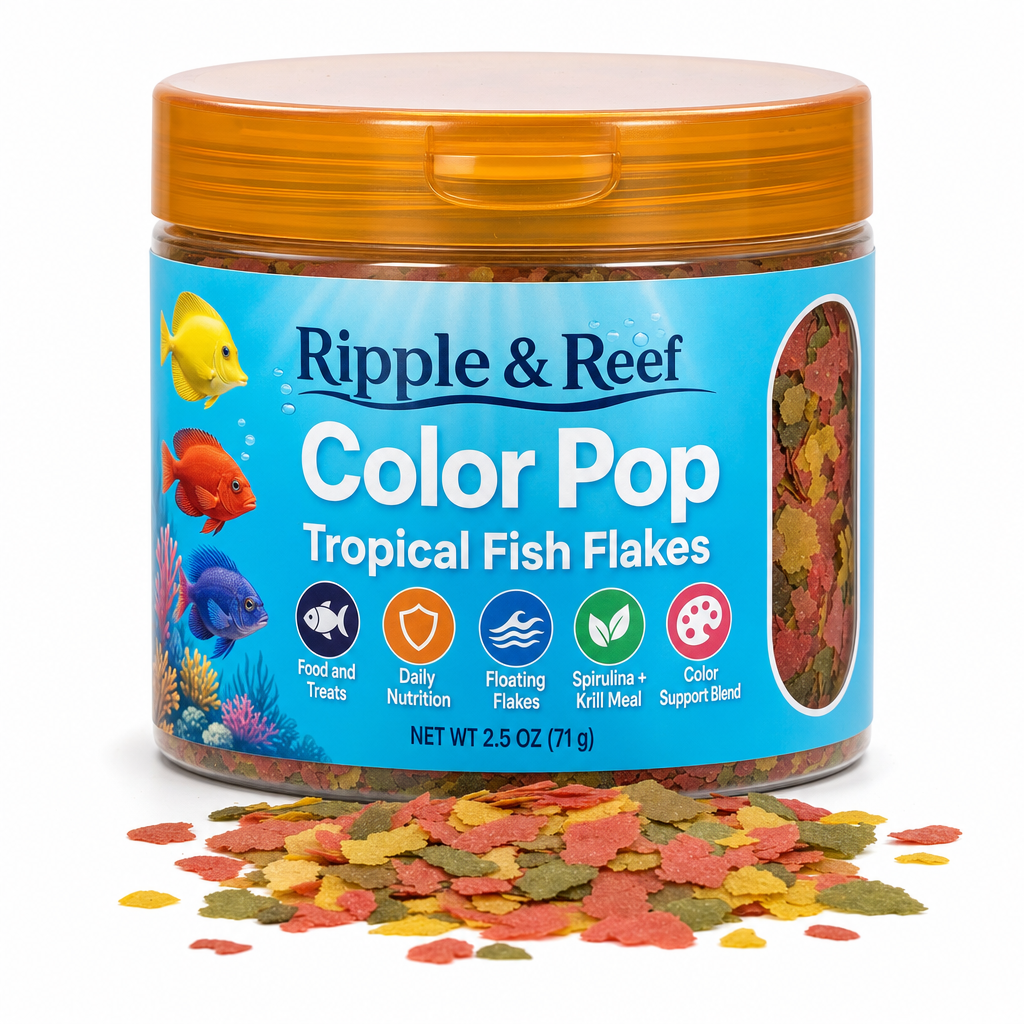 Color Pop Tropical Fish Flakes - Image 1